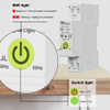 RMshebei 1P+N 63A Smart Switch WIFI Circuit Breaker Timer Voltage Protector Kwh Current Leakage Protection Tuya Energy Meter