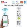 RMshebei 1P+N 63A Smart Switch WIFI Circuit Breaker Timer Voltage Protector Kwh Current Leakage Protection Tuya Energy Meter