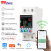 RMshebei Tuya APP + WiFi Color Screen Smart Metering Circuit Breaker (Single-phase 110V/220V, Dual Relays)