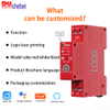 RMshebei Smart Life TUYA WIFI MCB 1P+N Circuit Breakers 63A Adjustable voltage/Over current Prepaid Meter Smart Din Rail