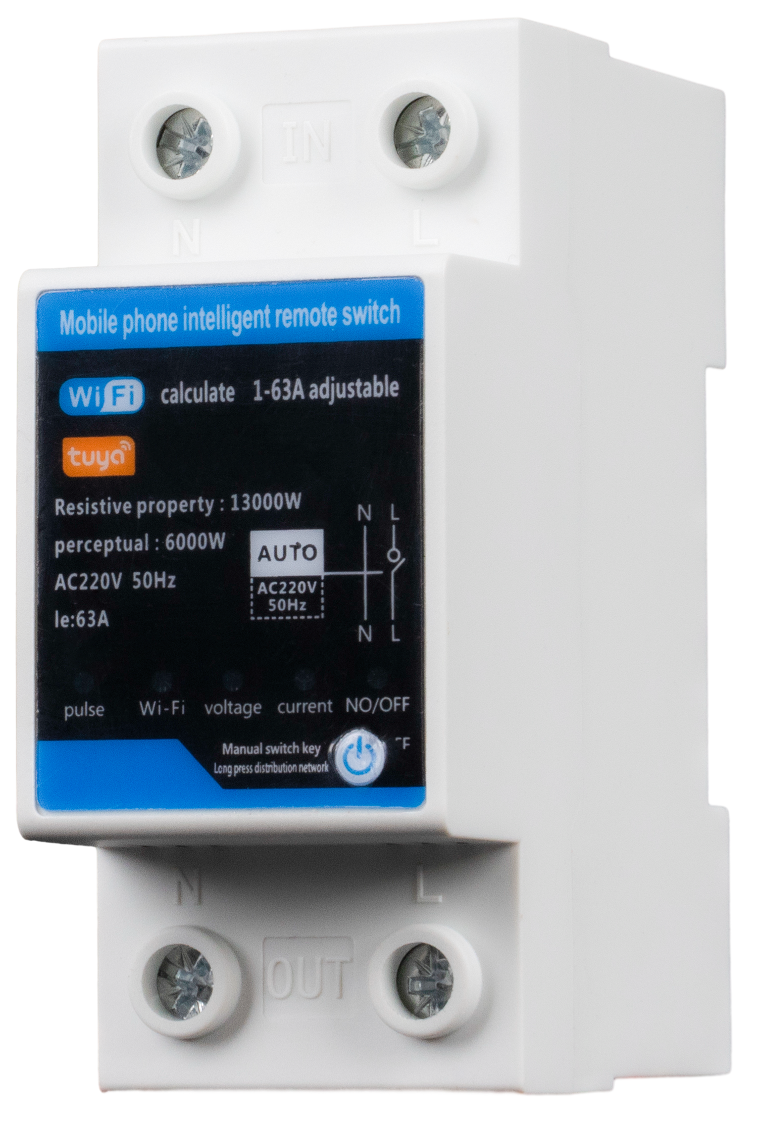 RMshebei Tuya WiFi smart metering protection circuit breaker-- prepaid password