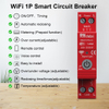 RMshebei Smart Life TUYA WIFI MCB 1P+N Circuit Breakers 63A Adjustable voltage/Over current Prepaid Meter Smart Din Rail