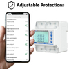 RMshebei 3 Phase 4 Wire TUYA WIFI Smart Energy Meter Circuit Breaker Phase Failure Protection App Remote Control Mobile Phone