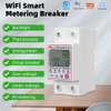 RMshebei Tuya WiFi LCD with backlight wireless smart photovoltaic two-way metering switch protection circuit breaker