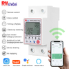Tuya 63A Mini Smart WiFi Metering Breaker Timer 220V Bidirectional Photovoltaic Backlight 6ka Earth Leakage Two-Way 2P